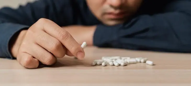 Man picks up fentanyl pill from pile of pills