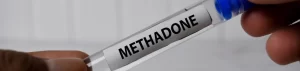 Methadone side effects like drowsiness, nausea, sweating, and respiratory issues