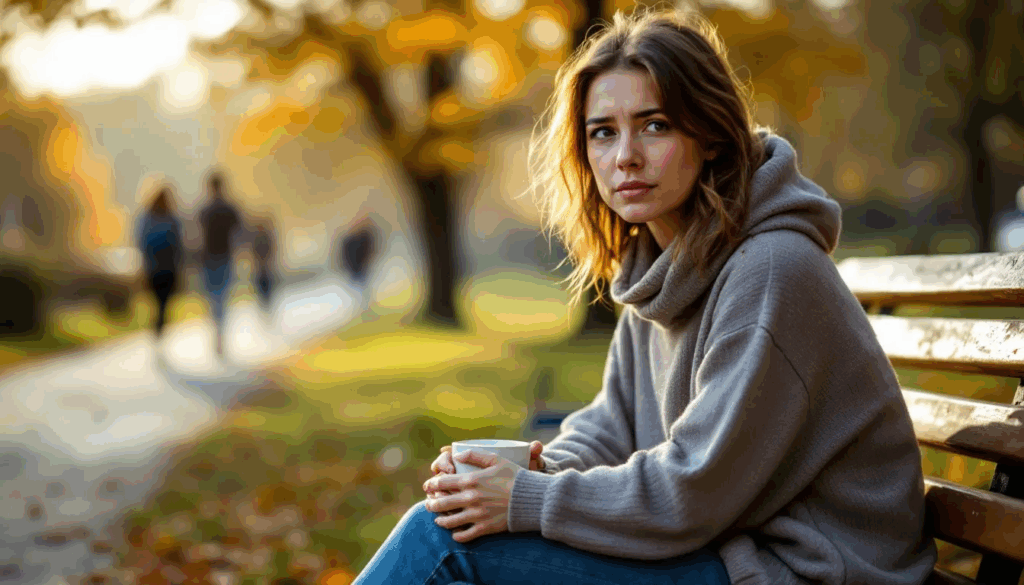 The image depicts an individual in a supportive environment, reflecting on their journey of recovery from alcohol use disorder. They appear calm and focused, symbolizing the strength to overcome withdrawal symptoms and the commitment to control alcohol use, as outlined in the diagnostic criteria of the DSM-5.