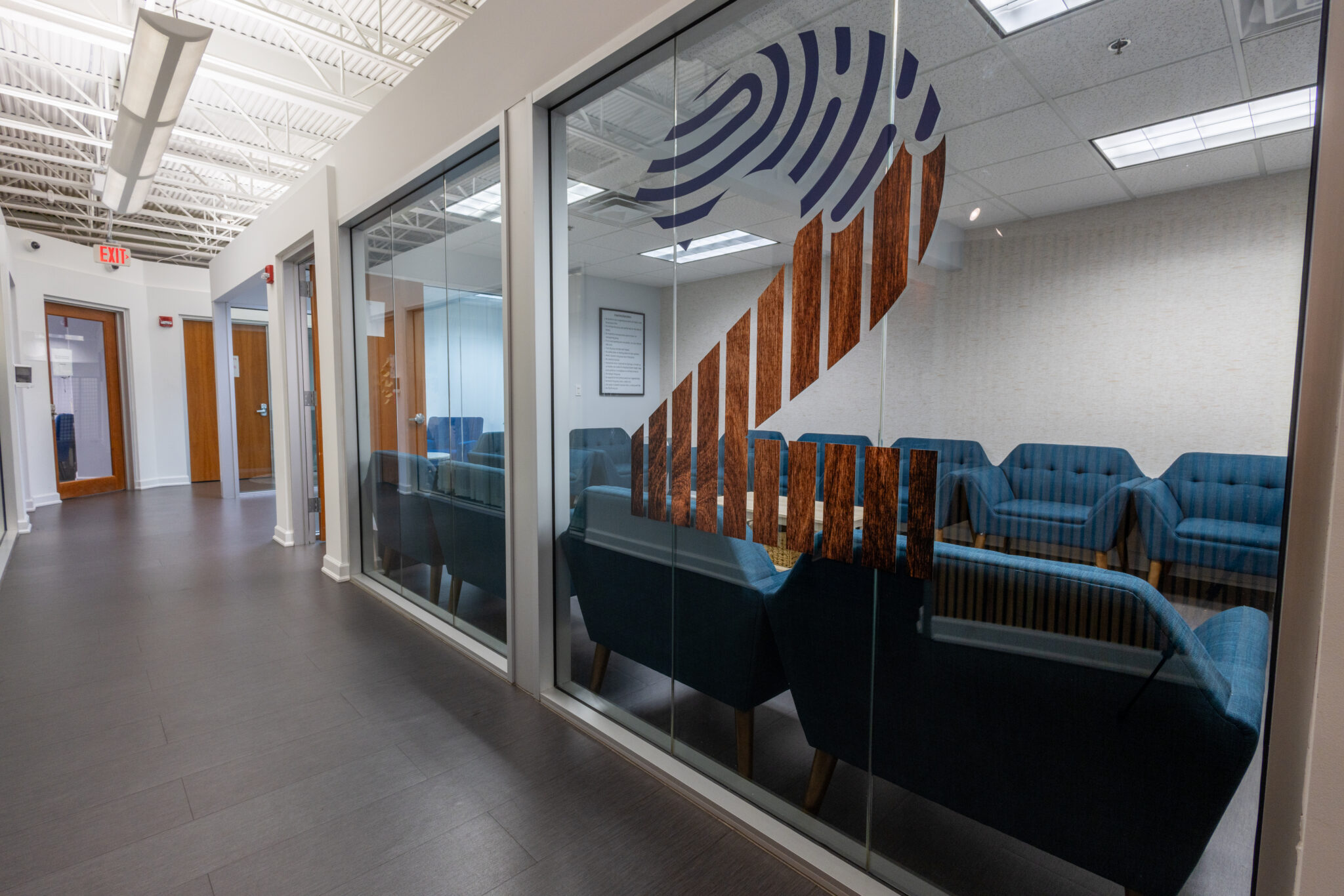 Private counseling area inside an alcohol rehab center providing therapy for addiction recovery